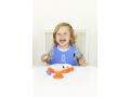 Assiette, Cuillère et Fourchette pour Bébé Lot de 2, Orange-Turquoise - Babybjorn - 074082