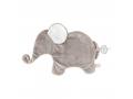 Oscar doudou éléphant classique 42 cm - beige-gris et blanc - Dimpel - 884039