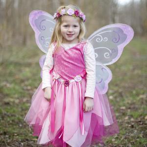 Tunique Forest Fairy, rose, Taille EU 92-104 - Ages 2-4 years - Great Pretenders - 30423