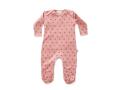 Combinaison avec pieds cerises en coton biologique rose 3/6M - Oeuf Baby Clothes - L112375106