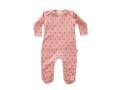 Combinaison avec pieds cerises en coton biologique rose 0/3M - Oeuf Baby Clothes - L112375103