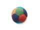 Coussin Ballon de foot multicolore alpaga