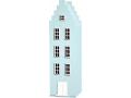 Armoire enfant Amsterdam - enfant Escalier bleu pastel - Kast Van Een Huis - EK67170-8