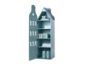 Armoire enfant Amsterdam - toit Cloche bleu pastel - Kast Van Een Huis - EK67162-8