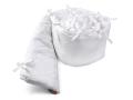 Tour de lit pour berceau Alma mini en coton bio blanc - 61 x 52 x 47,8 cm - Bloom - E10317-OCS-11-ATL