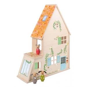 Maison de poupée avec mobilier La Grande Famille - Moulin Roty - 632420