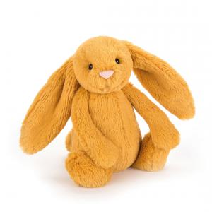 Jellycat - BAS3SF - Peluche Bashful Saffron Bunny Medium - L: 9 cm x l : 12 cm x H: 31 cm (367708)