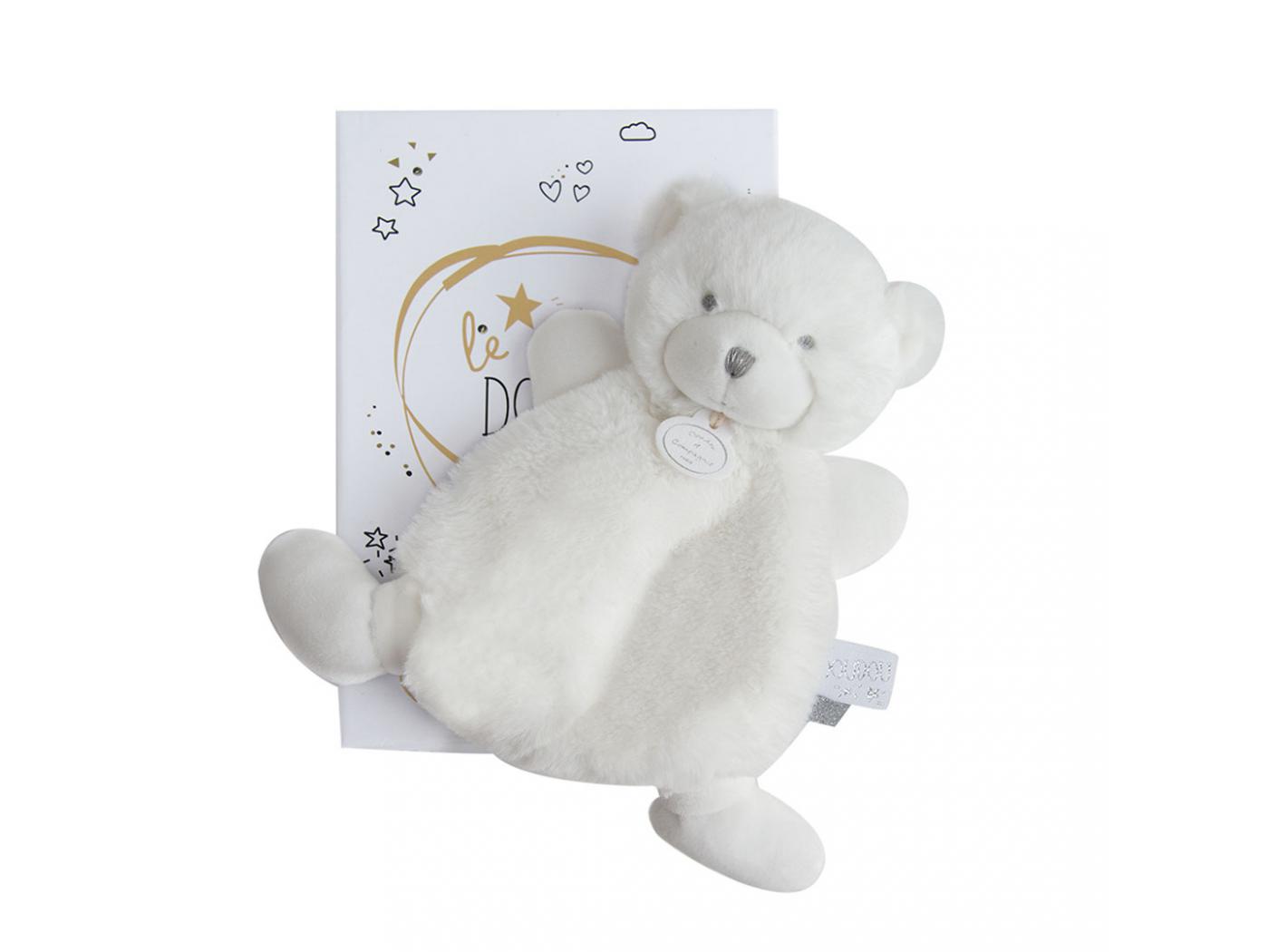 Doudou et compagnie - Le doudou - doudou ours blanc - 19 cm