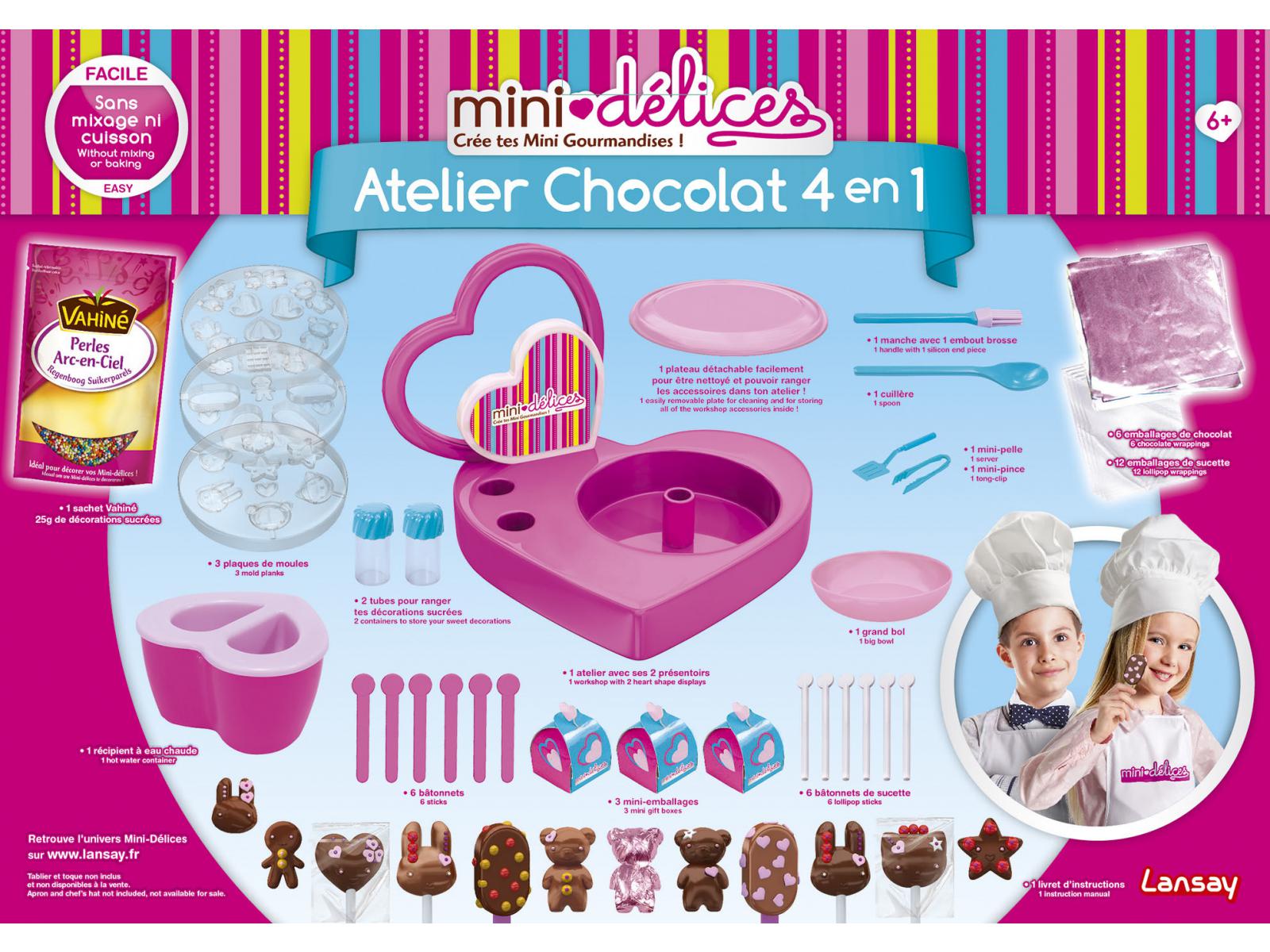 Tuto n°14 - Mini-Délices Atelier Chocolat 4 en 1 - Lansay 