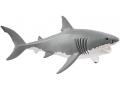 Figurine Requin blanc - Dimension : 17,7 cm x 8 cm x 7,8 cm - Schleich - 14809