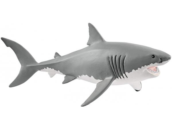 Figurine requin blanc 17,7 cm x 8 cm x 7,8 cm