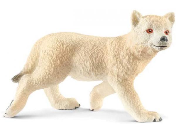 Figurine louveteau de l’arctique 5,4 cm x 2,1 cm x 3,6 cm