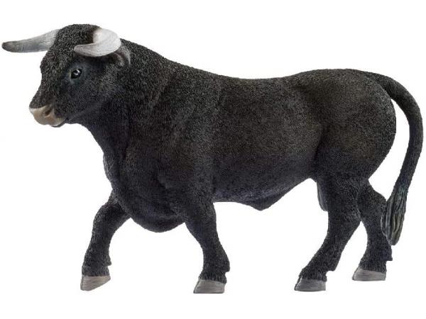Figurine taureau noir 14,4 cm x 5 cm x 9,4 cm