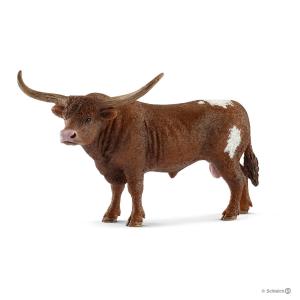 Figurine Taureau Texas Longhorn - Dimension : 13,9 cm x 8,4 cm x 8,8 cm - Schleich - 13866