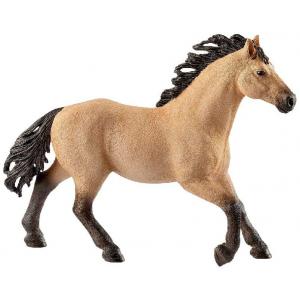 Figurine Étalon Quarter horse - Dimension : 14,1 cm x 3,4 cm x 10,6 cm - Schleich - 13853