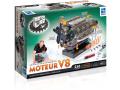 Motor lab - Moteur V8 - Dés 10 ans - Megableu editions - HM10MB