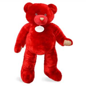 Ours collection - rouge baiser - taille 200 cm - Histoire d'ours - DC3420