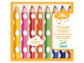 Les couleurs des petits - 8 crayons de couleur pour les petits - Djeco - DJ09004