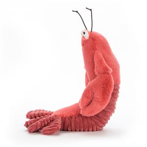 Peluche Larry Lobster Medium - L: 10 cm x l : 9 cm x H: 27 cm - Jellycat - LOB2L