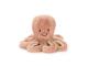 Peluche Odell Octopus Baby - L: 7 cm x l : 7 cm x H: 14 cm