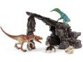 Kit de dinosaures avec grotte - Schleich - 41461