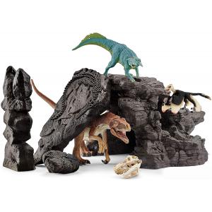 Kit de dinosaures avec grotte - Schleich - 41461