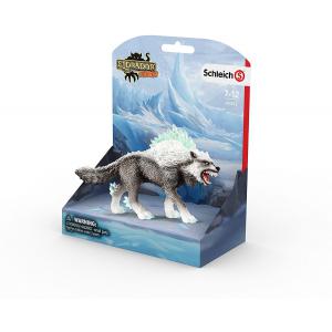Figurine Loup des neiges - Dimension : 15 cm x 8,2 cm x 18 cm - Schleich - 42452