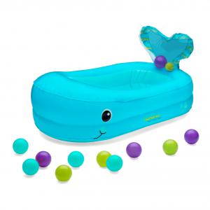 Baignoire gonflable baleine avec balles de jeu - Infantino - 205016
