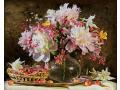 Peinture aux numéros - Bouquet de fleurs avec cerises 40x50cm - Schipper - 609130773