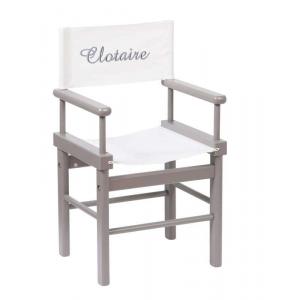 Nouveau fauteuil metteur en scène gris - Moulin Roty - 735095