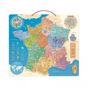 Carte de France éducative - à partir de 6+ - Vilac - 2589