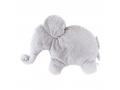 Éléphant gris clair Oscar - Position allongée 52 cm, Hauteur 30 cm - Dimpel - 885144