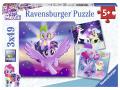 Puzzle 3 x 49 pièces - Aventures avec les poneys / My Little Pony - Ravensburger - 08027