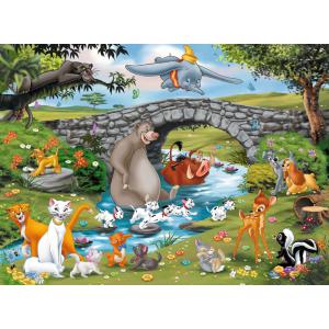 Puzzle 100 pièces XXL - La famille d'Animal Friends / Disney - Friends - 10947