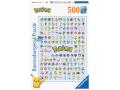 Puzzles adultes - Puzzle 500 pièces - Pokédex première génération / Pokémon - Ravensburger - 14781