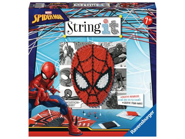 Jeux créatifs - string it midi: spider-man, marvel      