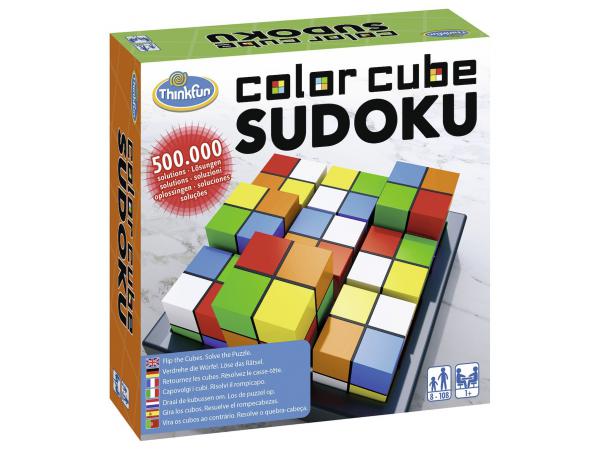 Jeux de société famille - thinkfun -color cubes sudoku (international box)
