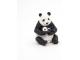 Figurine Panda assis et son bébé