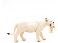 Figurine Papo Lionne blanche avec lionceau - Papo - 50203
