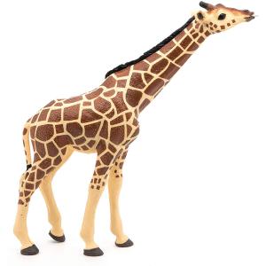 Girafe tête levée - Dim. 15 cm x 3,7 cm x 16 cm - Papo - 50236