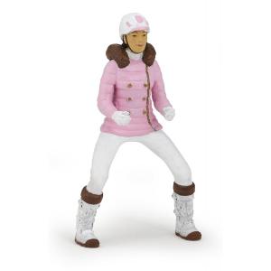 Figurine Cavalière fashion hiver - Papo - 52011