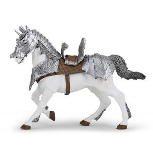 Figurine Cheval en armure - Papo - 39799