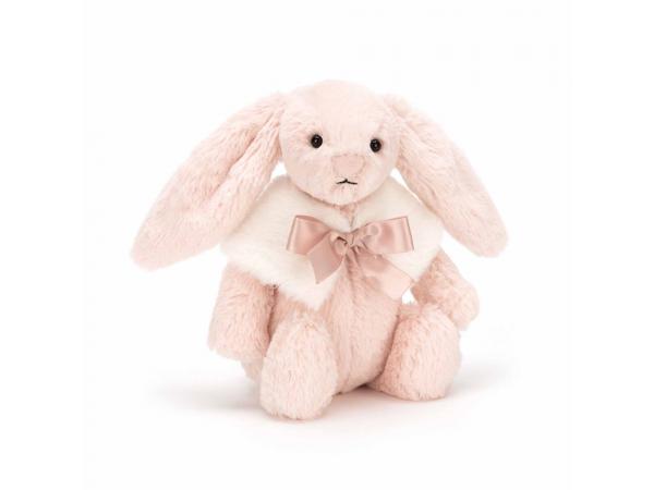 Bashful blush snow bunny small 18 cm
