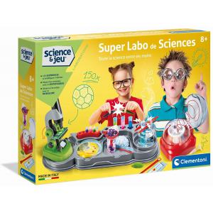 Science et jeu laboratoire, Super labo de sciences - Clementoni - 52315