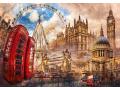 Puzzle adulte, 1500 pièces - Vintage London - Clementoni - 31807