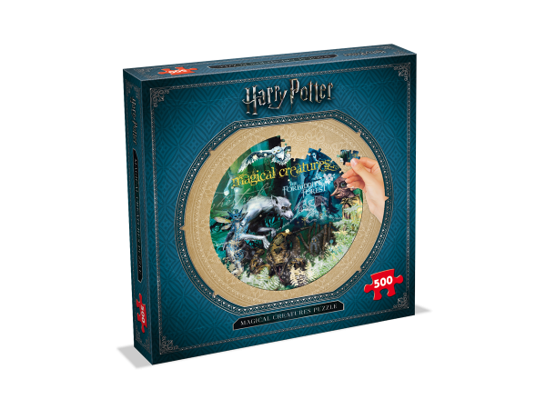 Puzzle harry potter - 500 pièces - créature magique - magical creatures