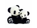 Peluche so chic panda - noir - taille 17 cm - Histoire d'ours - HO2866
