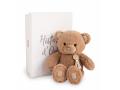 Peluche ours charms - marron clair - taille 24 cm - boîte cadeau - Histoire d'ours - HO2809