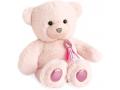 Peluche ours charms - rose sorbet - taille 24 cm - boîte cadeau - Histoire d'ours - HO2806