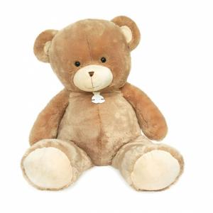 Peluche ours bellydou - champagne - taille 110 cm - Histoire d'ours - HO2899